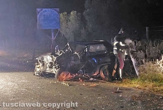 Frontale sulla Vetrallese, un morto e due feriti