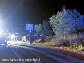 Frontale sulla Vetrallese, un morto e due feriti