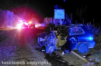 Mortale sulla Vetrallese, tre auto coinvolte