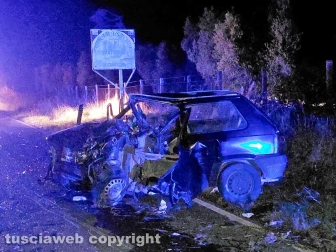 Mortale sulla Vetrallese, tre auto coinvolte