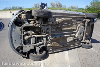 Schianto tra auto a Ponte Sodo