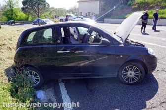 Schianto tra auto a Ponte Sodo