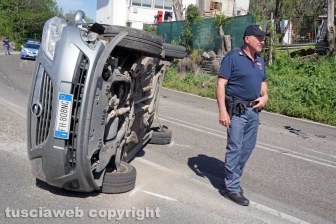 Schianto tra auto a Ponte Sodo
