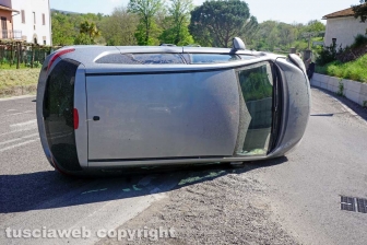 Schianto tra auto a Ponte Sodo