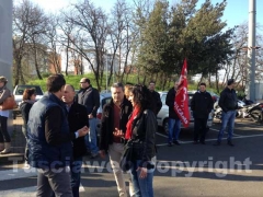 Lo sciopero all\'Ipercoop