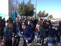 Lo sciopero all\'Ipercoop