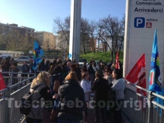 Lo sciopero all\'Ipercoop