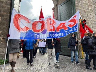 Viterbo - Sciopero del sindacalismo di base