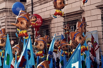 Sciopero generale - La camera sindacale viterbese a Roma