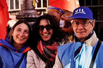 Sciopero generale - La camera sindacale viterbese a Roma