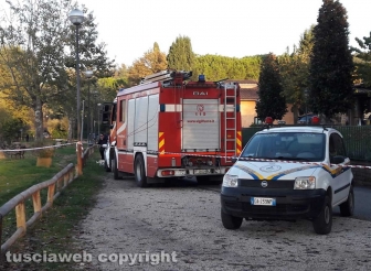 Lago di Bolsena - Le ricerche del disperso - Vigili del fuoco e protezione civile