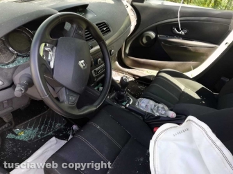 Scontro auto-betoniera sulla Teverina