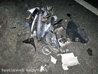 Viterbo - Schianto auto-minicar tra la Tuscanese e strada Terme
