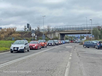 Viterbo - Auto contro moto sulla Cassia nord