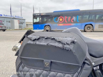 Viterbo - Auto contro moto sulla Cassia nord