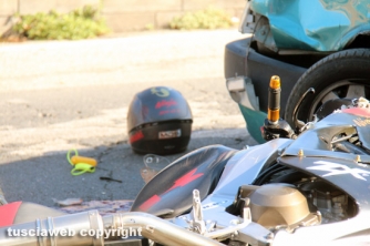 Scontro auto-moto