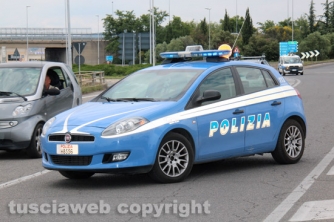 Viterbo - Scontro auto - moto