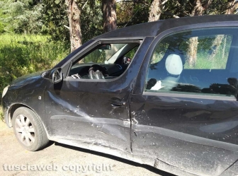 Viterbo - Incidente in via Garbini