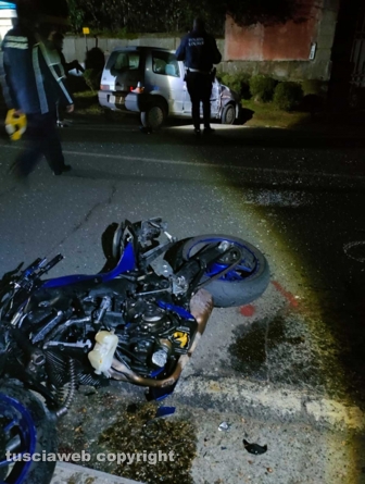 Viterbo - Incidente in viale Fiume