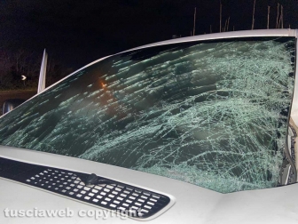 Viterbo - L'incidente sulla Tuscanese