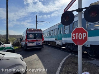 Soriano nel Cimino - Scontro pullman-treno