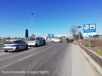Viterbo - Incidente sulla Cassia nord