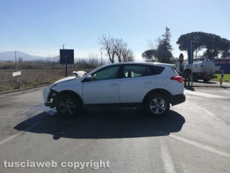 Viterbo - Incidente sulla Cassia nord