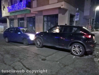 Viterbo - Scontro tra auto