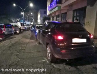 Viterbo - Scontro tra auto