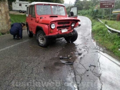 Caprarola - Scontro tra auto, paura per una fuga di gas