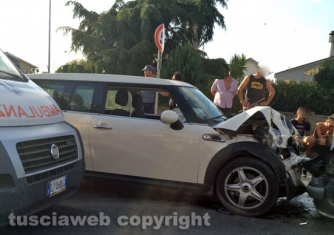 Tarquinia - Scontro tra auto
