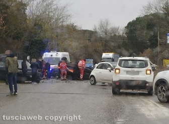 Viterbo - Scontro sulla Teverina