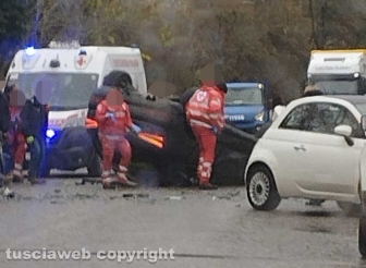 Viterbo - Scontro sulla Teverina
