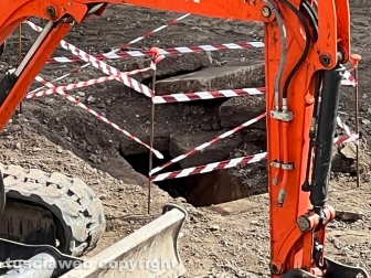 Viterbo - Scoperti due cunicoli durante i lavori in piazza del Comune