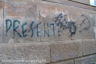 Scritte politiche sui muri