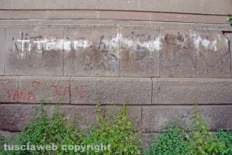 Scritte politiche sui muri