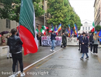 Viterbo - Scuola, corteo degli studenti contro orari scaglionati e trasporti