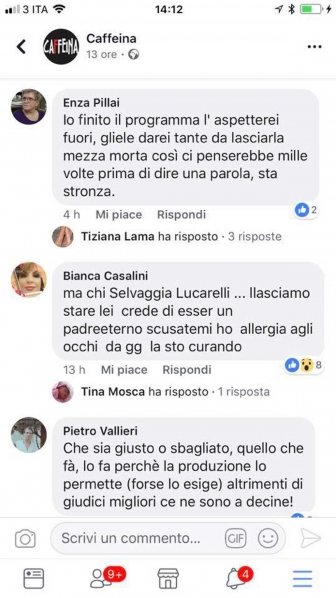 Selvaggia Lucarelli, i post offensivi