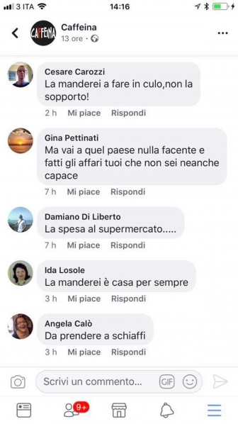 Selvaggia Lucarelli, i post offensivi