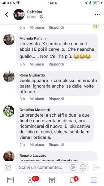 Selvaggia Lucarelli, i post offensivi