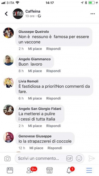 Selvaggia Lucarelli, i post offensivi