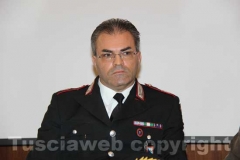 Il maresciallo Salvatore Bonarrigo, comandante dei carabinieri di Vitorchiano