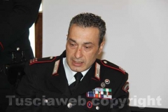 Il maresciallo Angelo Failla, comandante dei carabinieri di Bagnaia