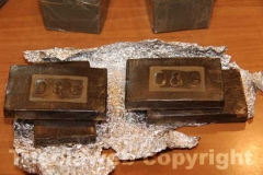 L\'hashish sequestrata a Bagnaia