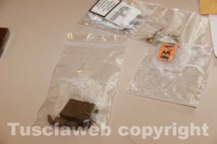 Il materiale sequestrato