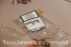 Il materiale sequestrato