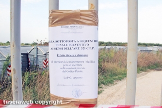 Sequestrato ecocentro Volpara