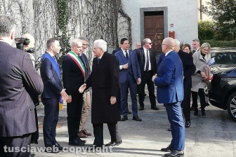 Viterbo - Sergio Mattarella all'Unitus