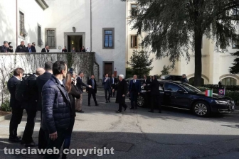 Viterbo - Sergio Mattarella all'Unitus