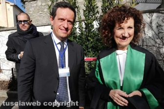 Viterbo - Sergio Mattarella all'Unitus